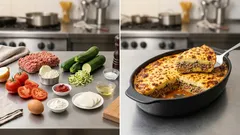 Hackfleischauflauf mit Zucchini und Tomaten – unkompliziert aus dem Ofen