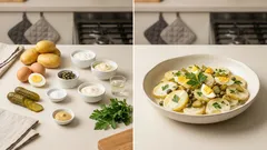 Cremiger Kartoffelsalat mit Kapern – schneller Klassiker fürs Grillen und Buffet